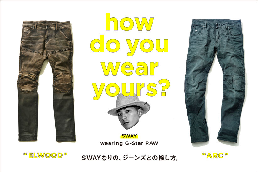 how do you wear yours? SWAY wearing G-Star RAW