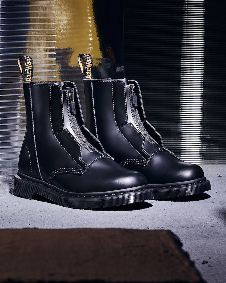 Dr.Martens A-COLD-WALL 1460 BEX ACW ブーツグレー系のクリアソールです