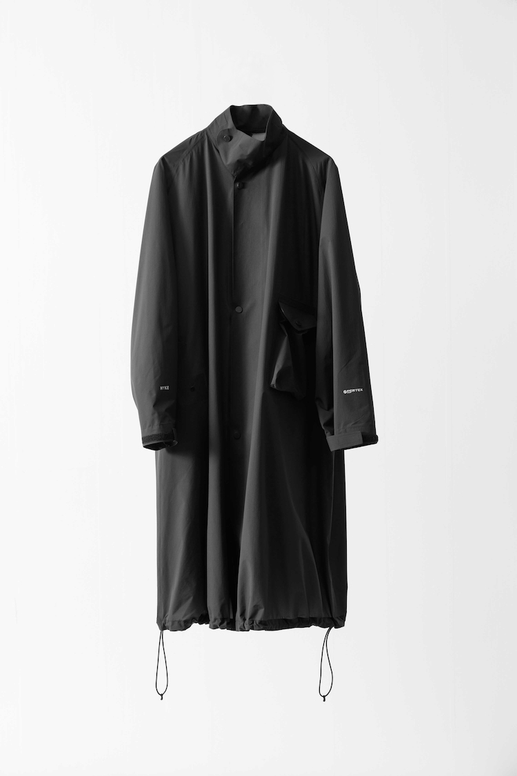 hyke pertex military coat コート - ステンカラーコート