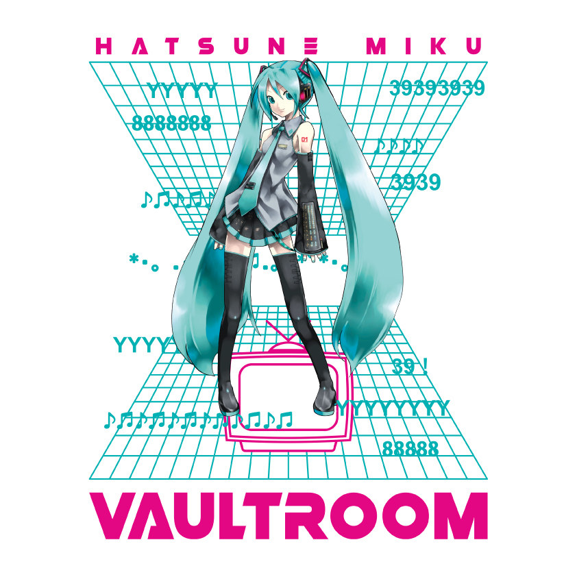 VR × HATSUNE MIKU HOODIE vaultroom